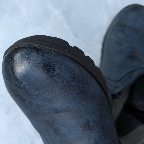 JSport/Jambu Jenna Women's Size 8 Ankle Boots Navy Blue Zip Up Booties Casual - Picture 7 of 11